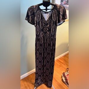 As U Wish Patterned Maxi Dress SAMPLE